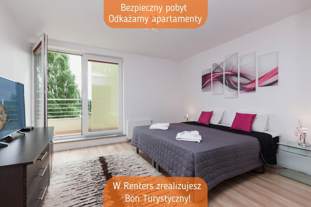 Riverside Apartment With Balcony By Noclegi Renters Świnoujście  Eksteriør billede